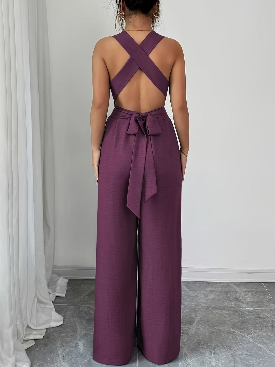 Emily | Elegant Linen and Cotton Jumpsuit