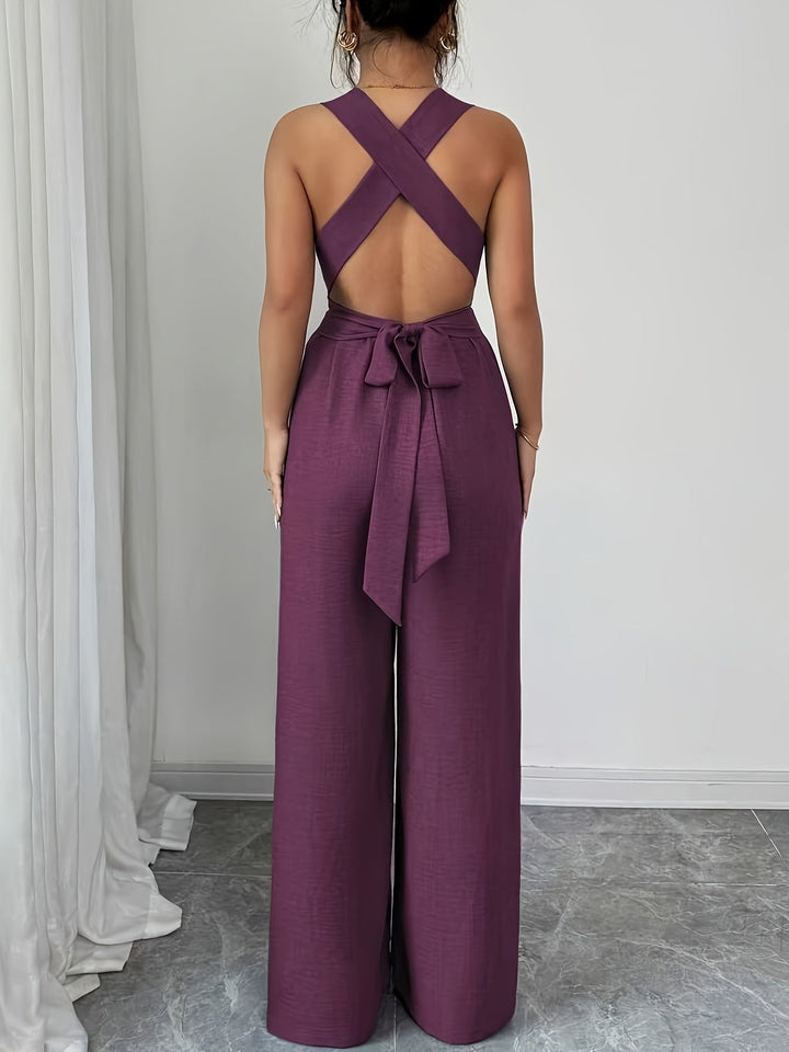 Emily | Elegant Linen and Cotton Jumpsuit