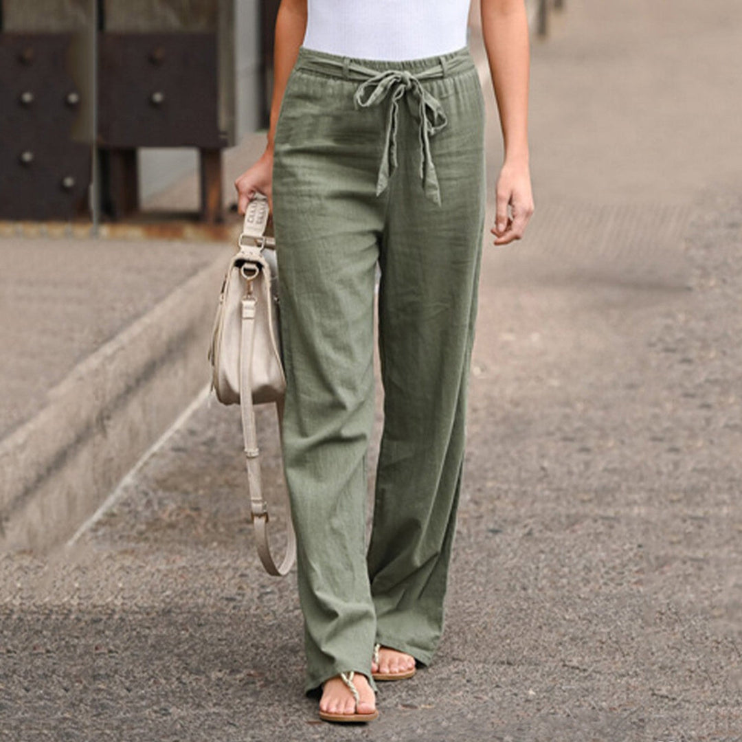 Women's Pants | Wide-Leg Drawstring