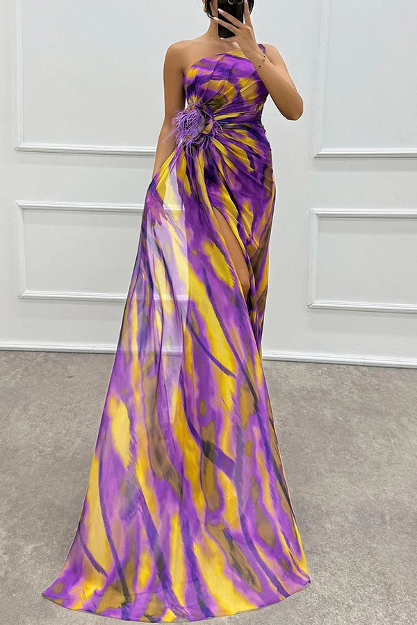 Sandra | Vibrant Draped Dress