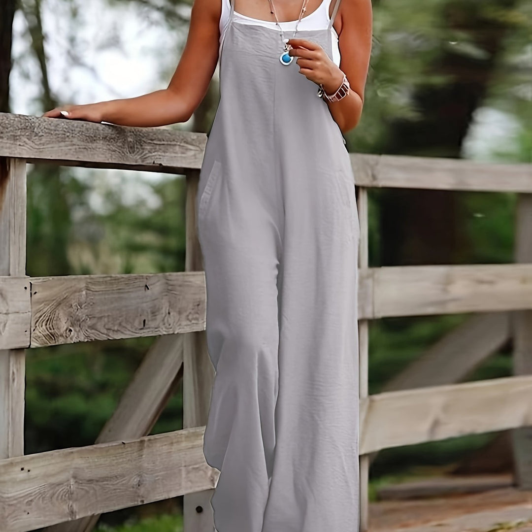 Eva | Solid Color Jumpsuit