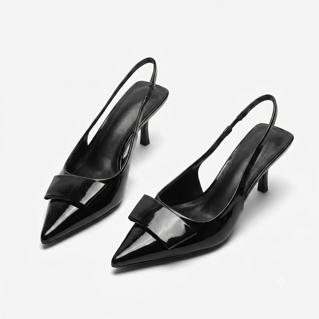 Hannah | Office Slingback Kitten Heels