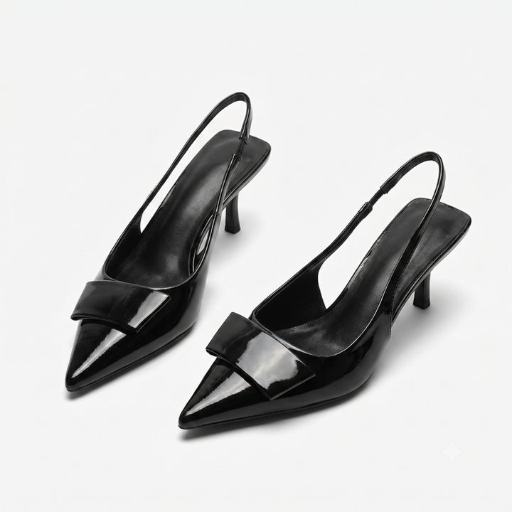 Hannah | Office Slingback Kitten Heels