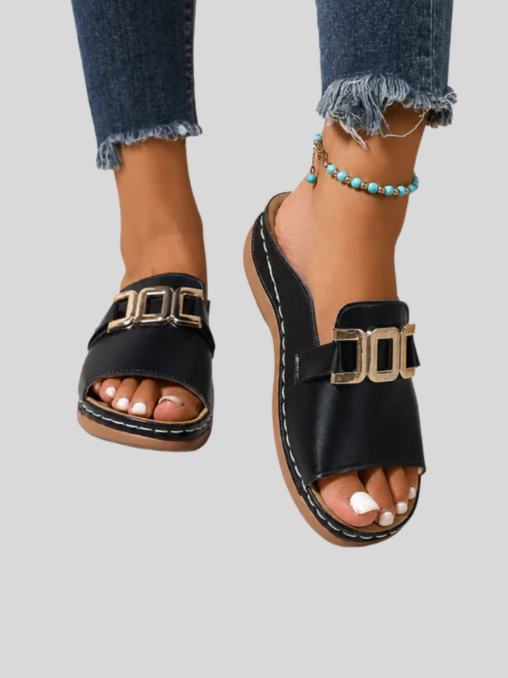 Adele™ | Orthopedic wedge heel sandals
