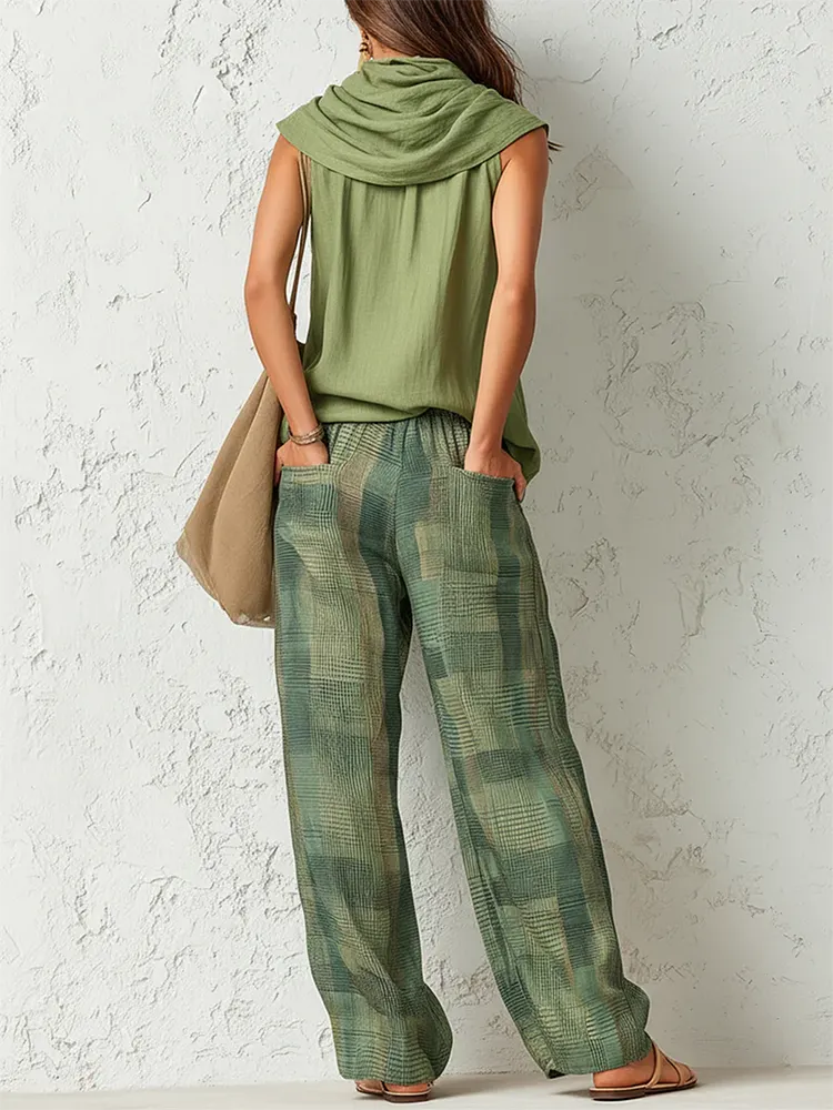 Hazel™ | Forest-Green Three-Piece Ensemble