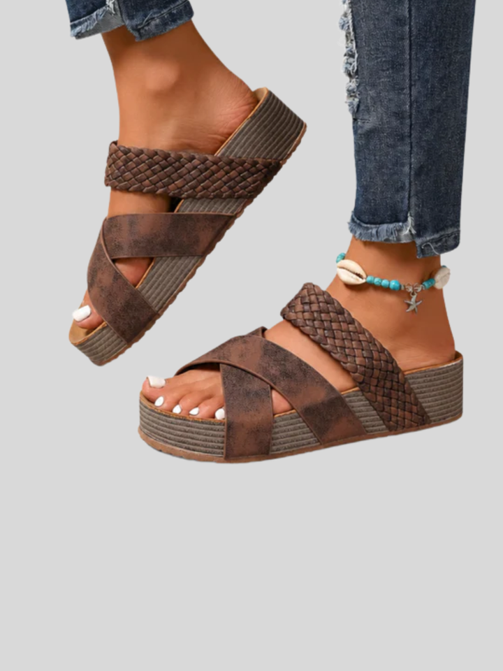 Abigail™ – Orthopedic Leather Strap Sandals