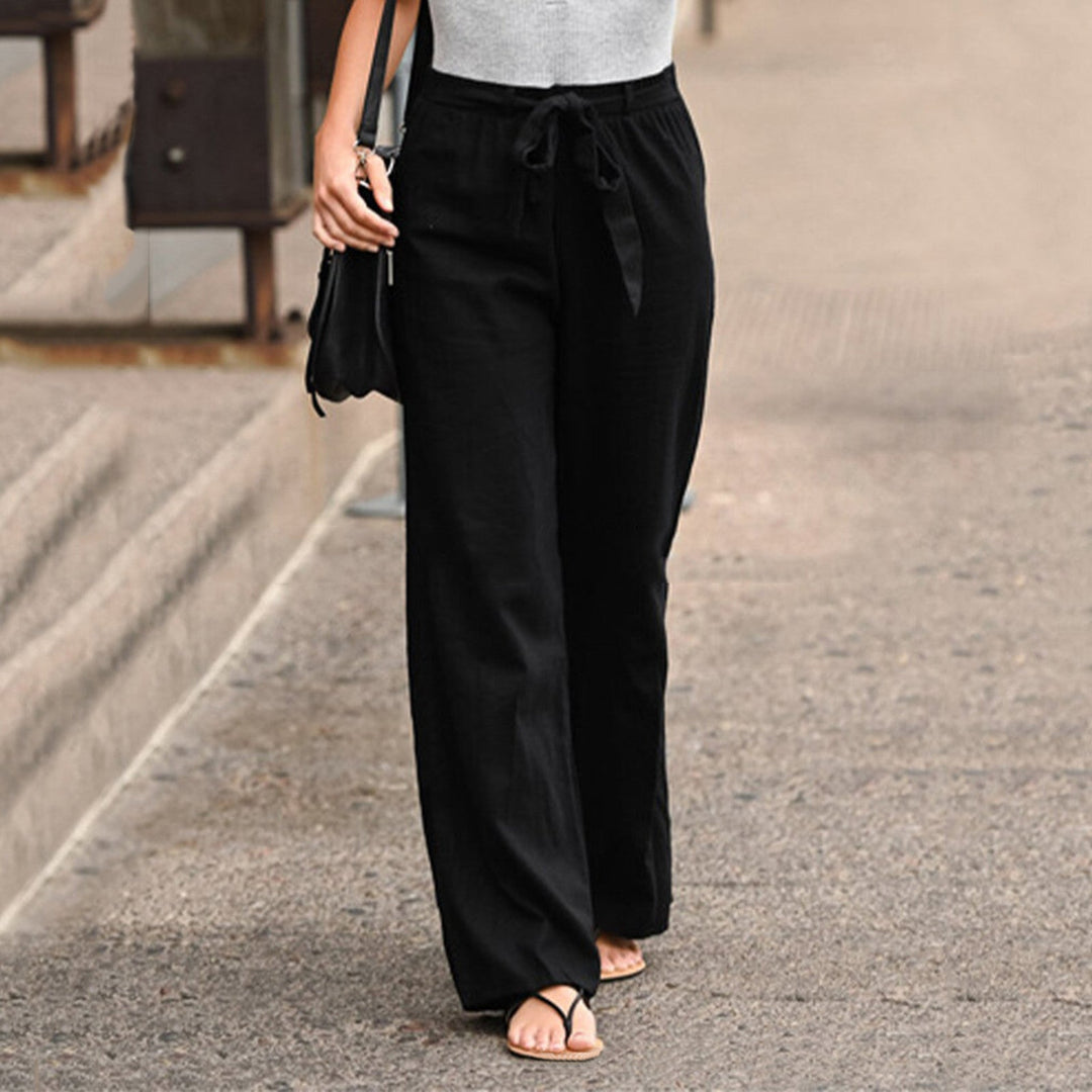 Women's Pants | Wide-Leg Drawstring