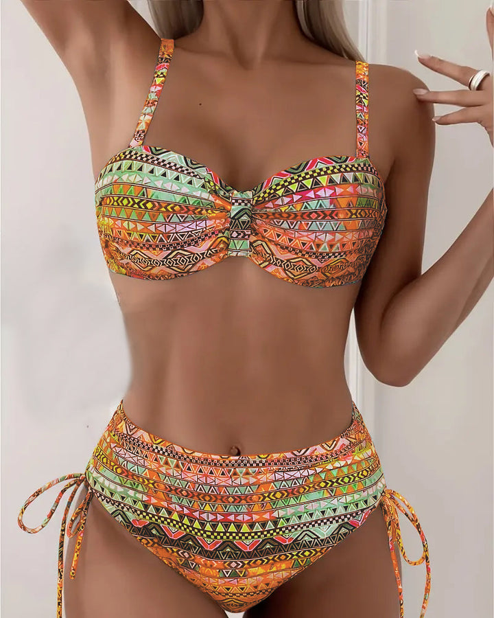 Jada™ | Sexy Ethnic Print Bikini Set