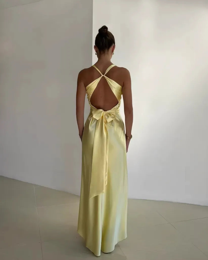 Beatrice | Women's Wedding Guest V-Neck Maxi Dress