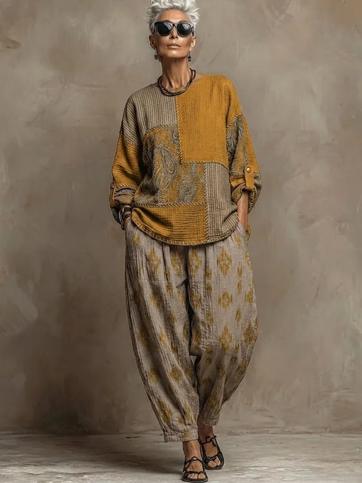 Paloma™ | Paisley Top & Trouser Set