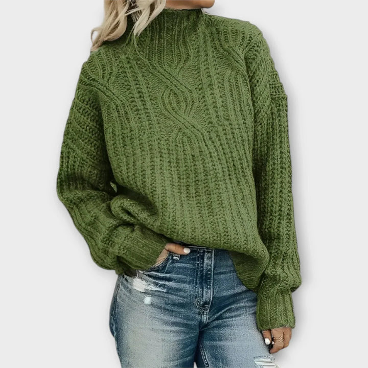 Liv | Modern High-Neck Sweater