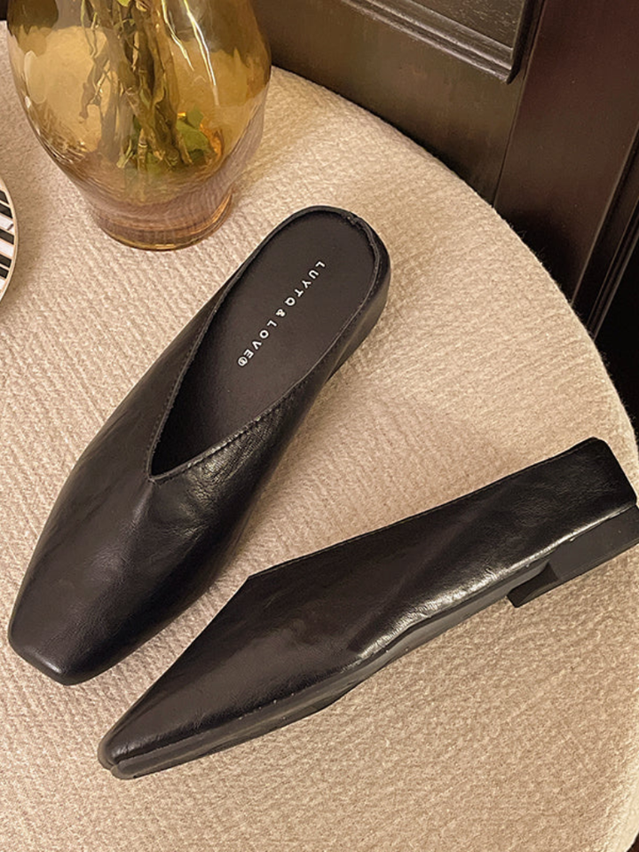 Vale Leather Flats
