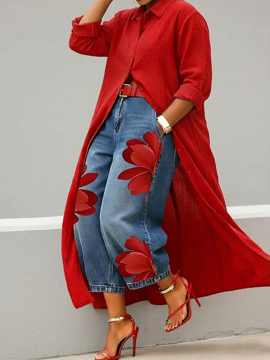 Sophia - Elegant Floral Dress