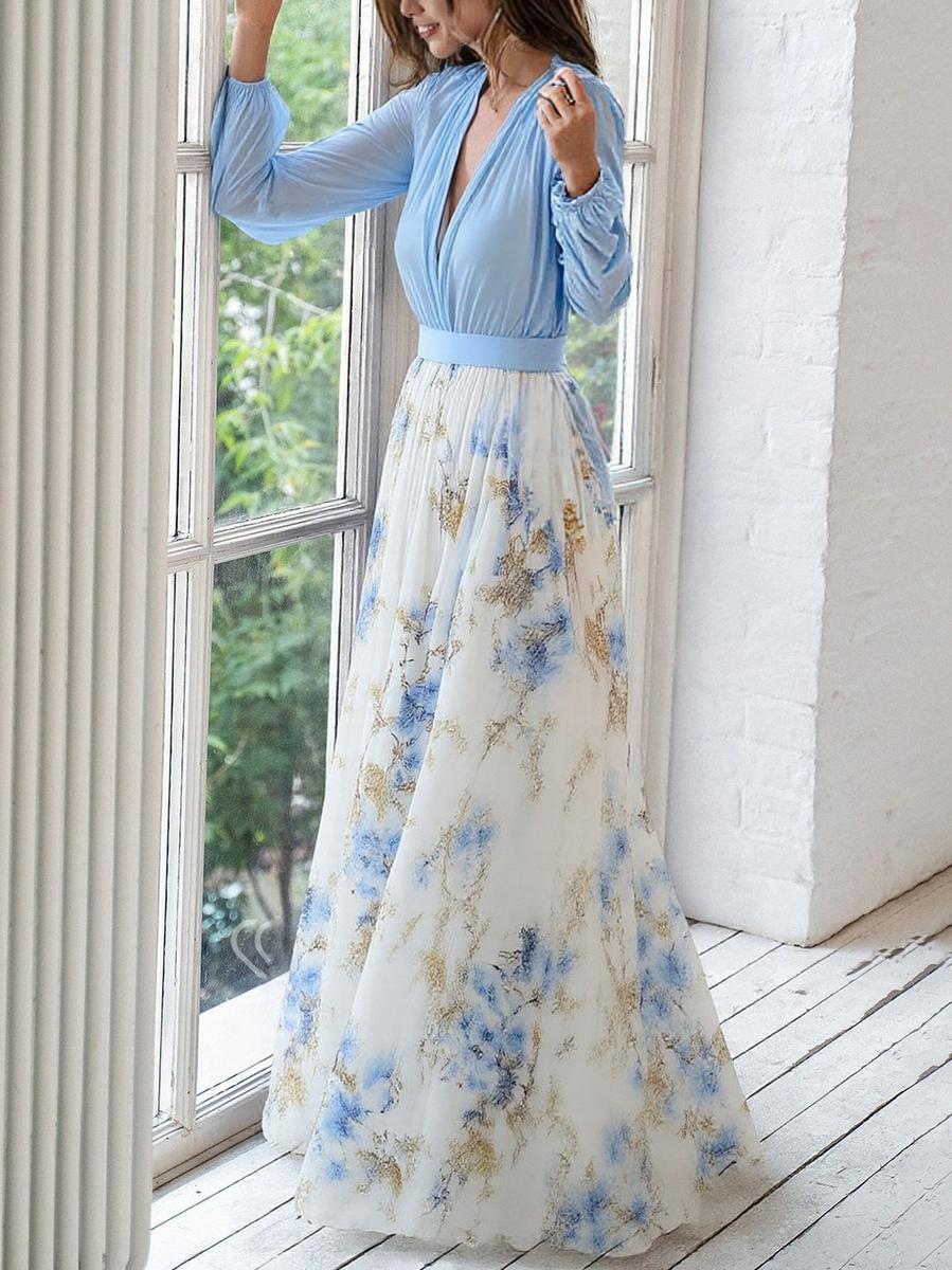 Audrey | Beautiful Maxi Dress with Floral Print