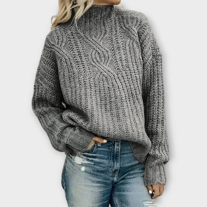 Liv | Modern High-Neck Sweater