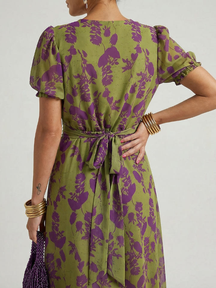 Virel™ Relaxed Floral Midi Dress