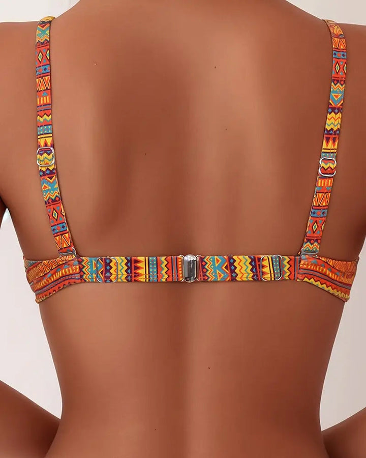 Rose™ | Two Piece Swimsuit with Striped Print