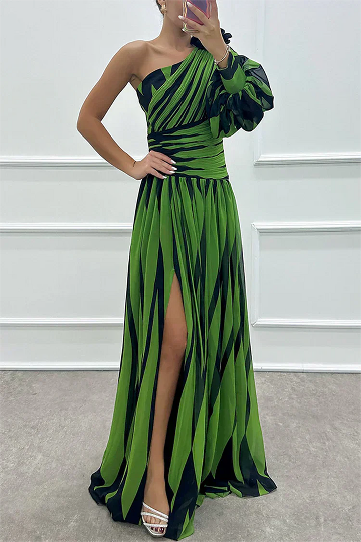Shiloh | Elegant Striped Maxi Dress