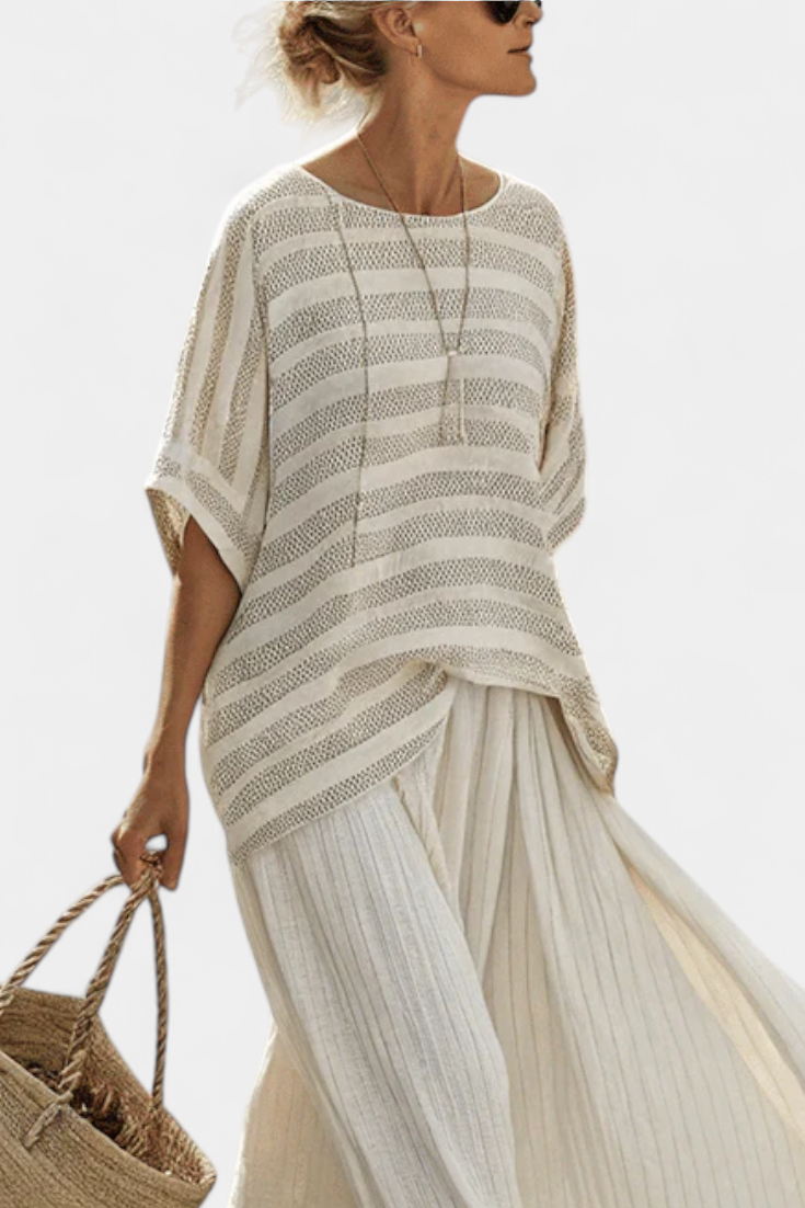 Graziella - Bamboo Linen Trouser Set