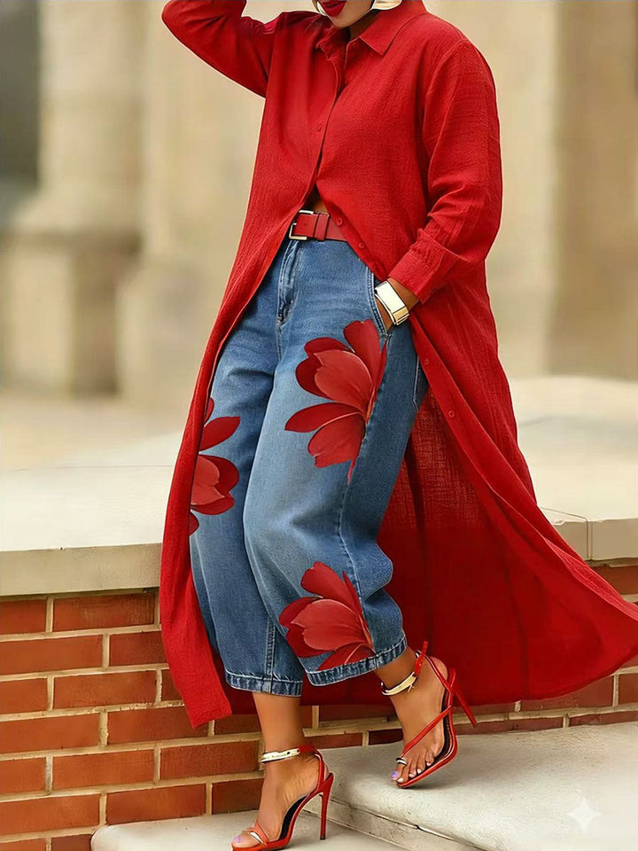 Sophia - Elegant Floral Dress
