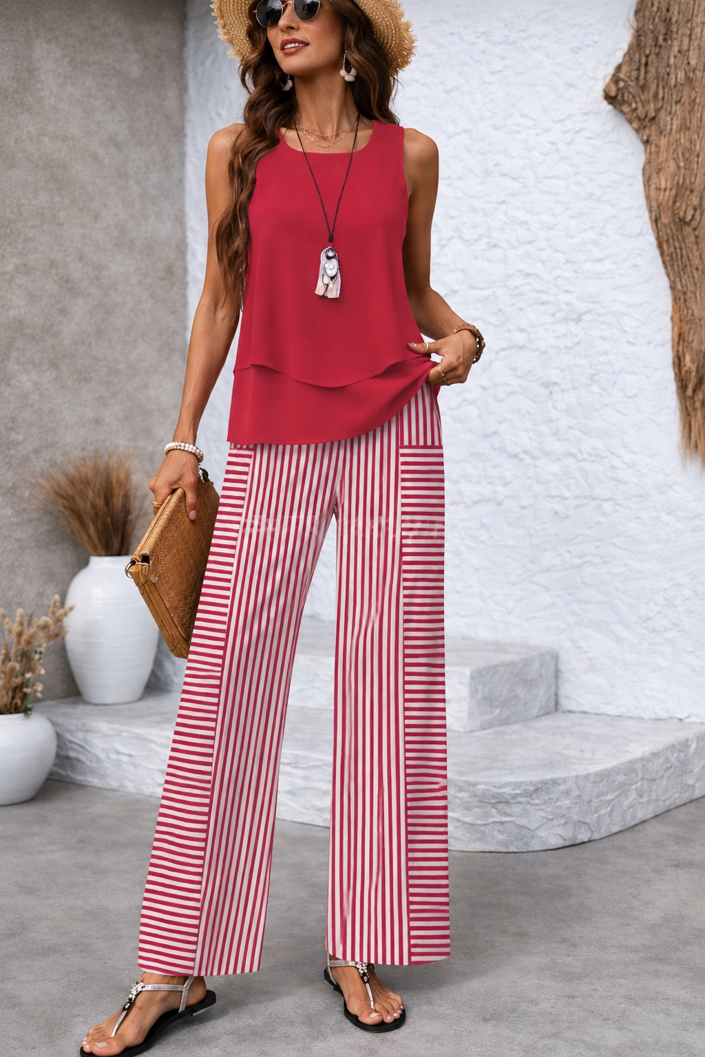 Rosavienne | Riviera Striped Set