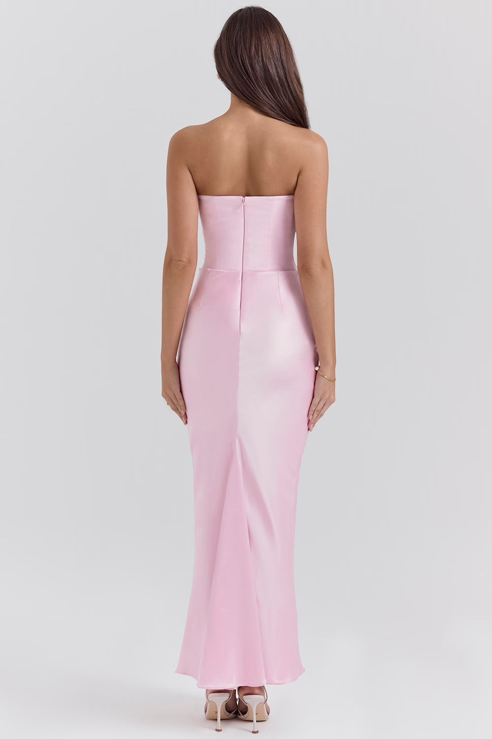 Camellia | Women's Wedding Guest Lace Strapless Dress Evening