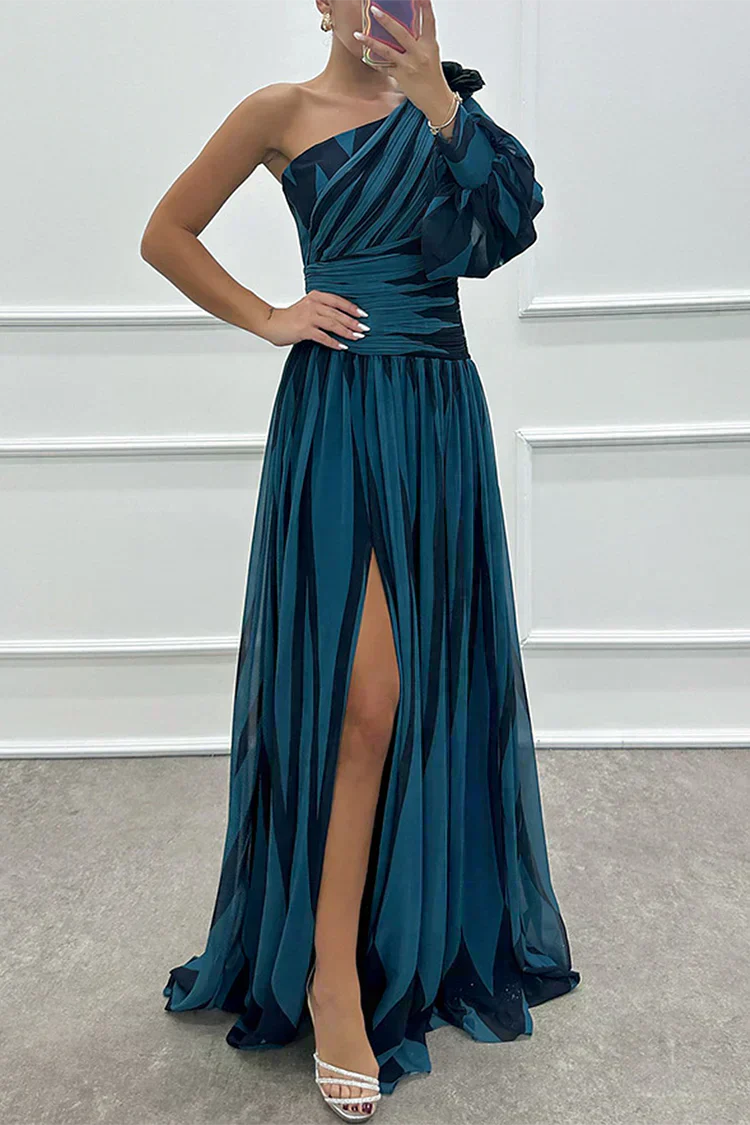 Shiloh | Elegant Striped Maxi Dress