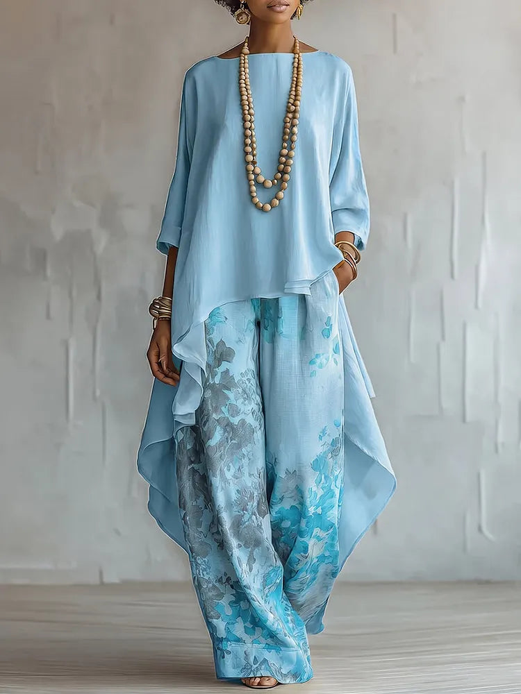 Cecilia™ | Artistic Floral Two-Piece Set