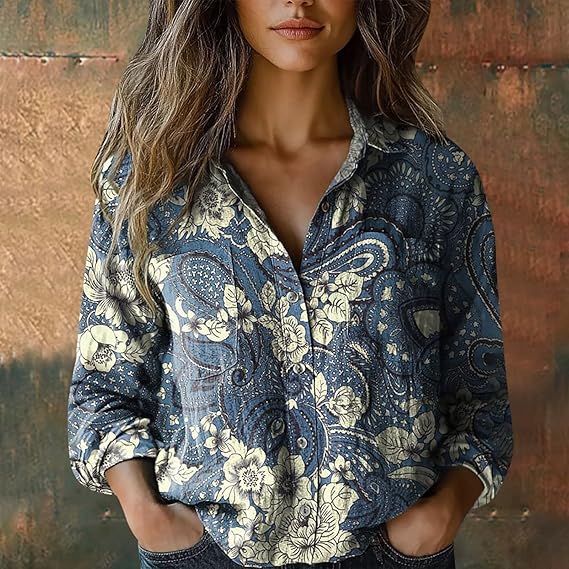 Lovisa™ | Vintage Paisley-Print Blouse