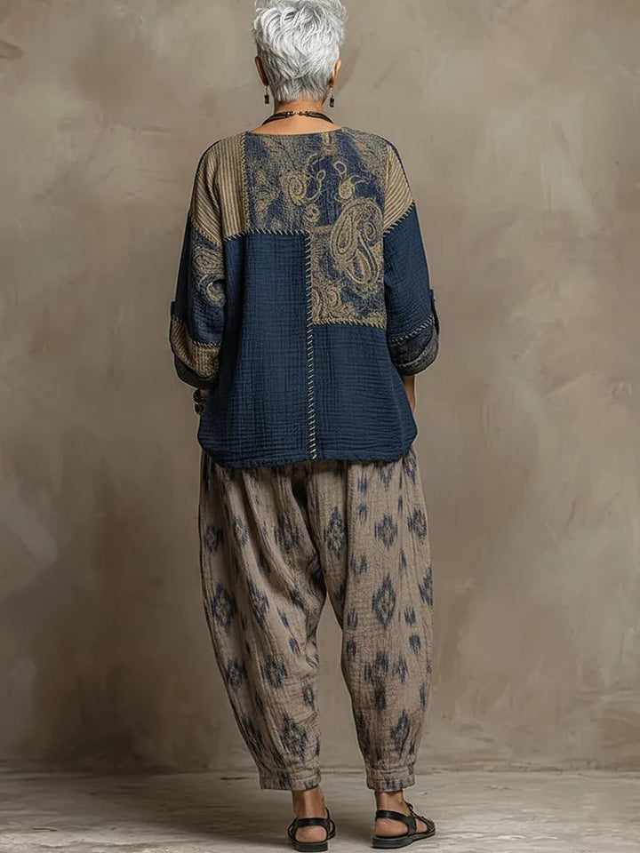 Paloma™ | Paisley Top & Trouser Set