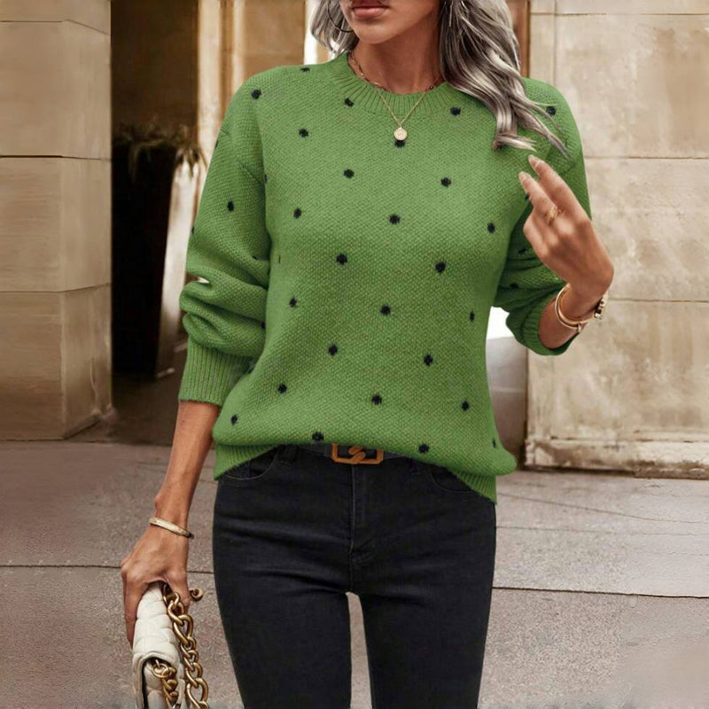 Romy | Cozy Dot Sweater