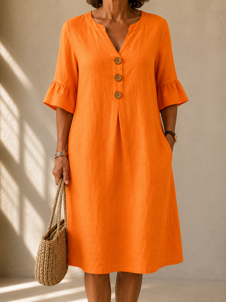Hazel™ | Button Dress