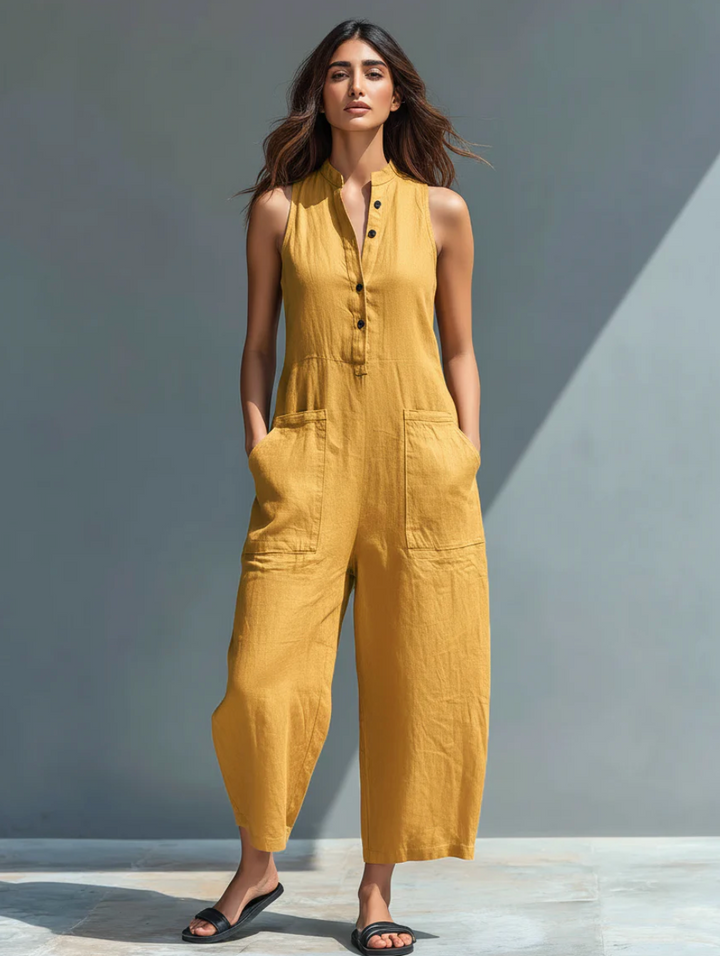 Sleeveless Minimalist Jumpsuit