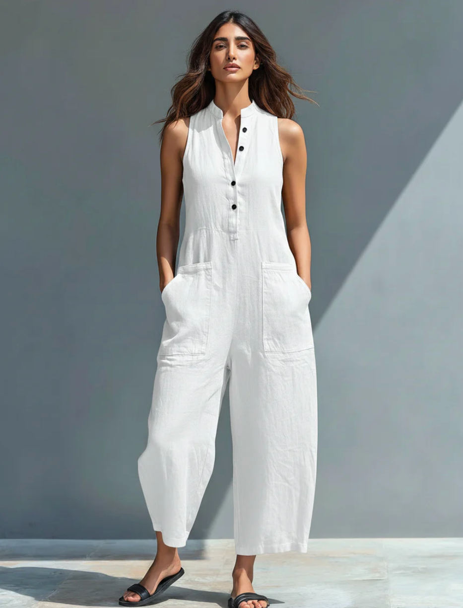 Sleeveless Minimalist Jumpsuit