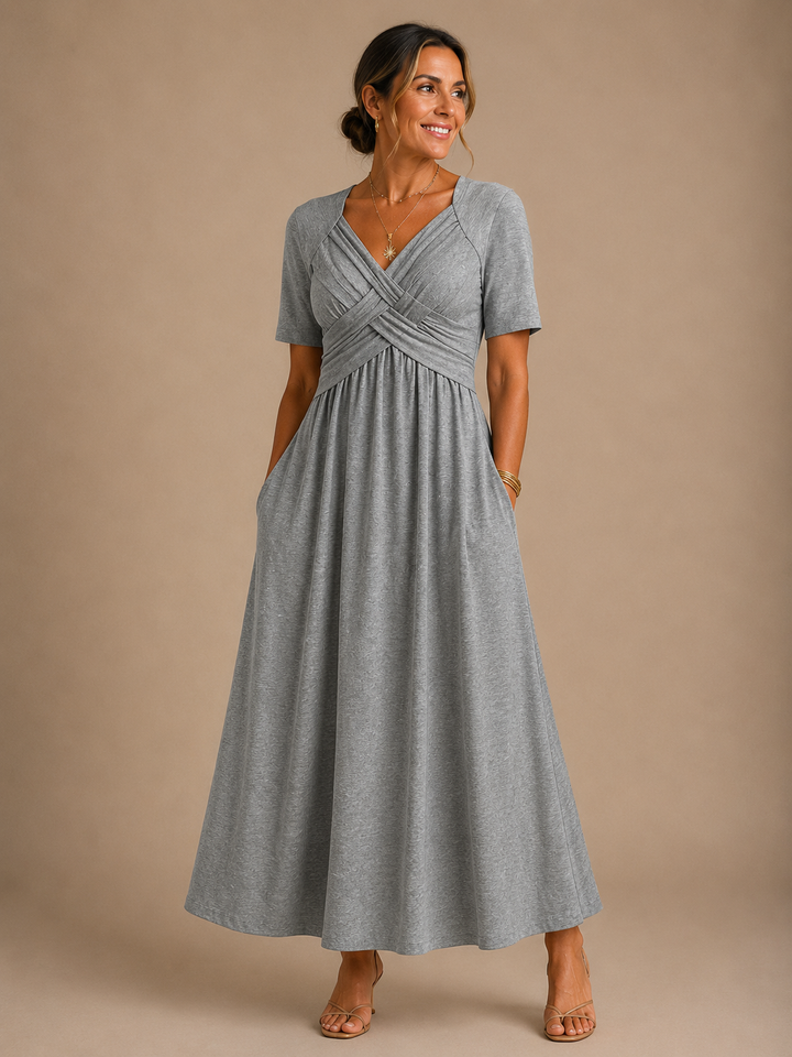 Angeli™ |  Elegant Midi Dress