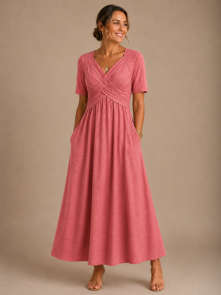 Angeli™ |  Elegant Midi Dress