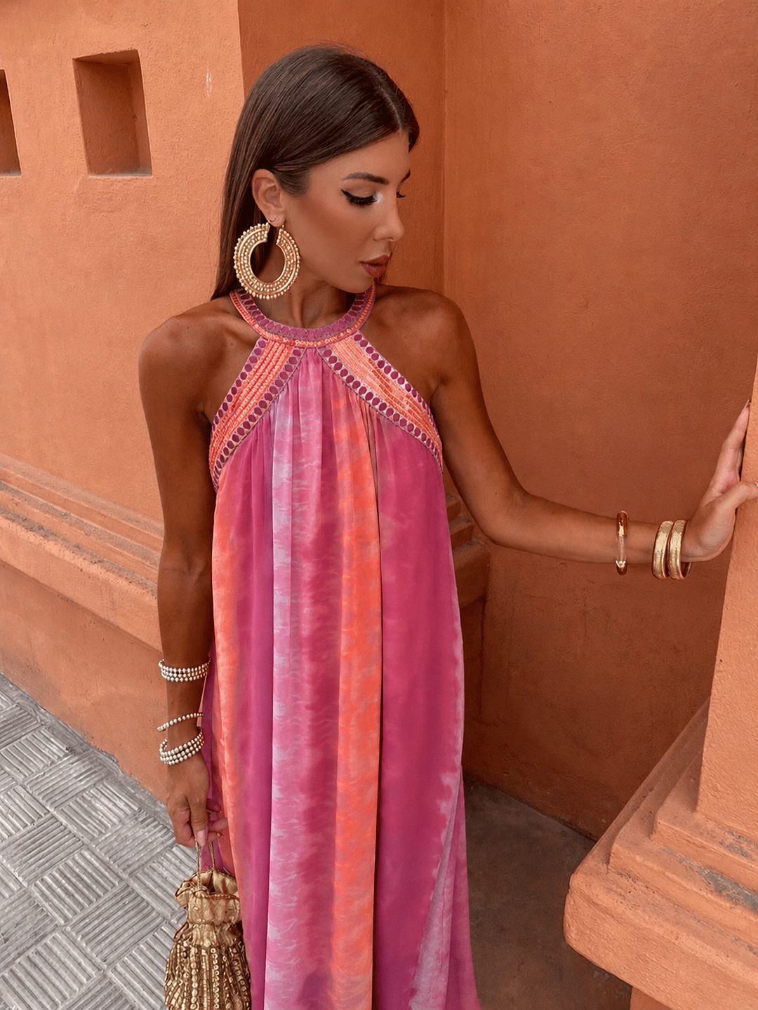 Aster | Women's Wedding Guest Ombre Dress