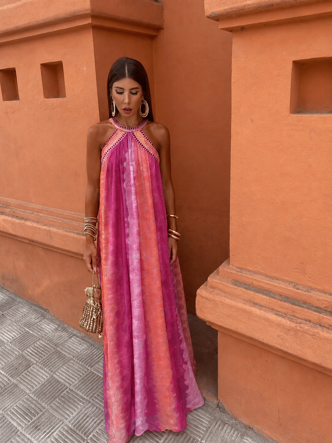 Aster | Women's Wedding Guest Ombre Dress