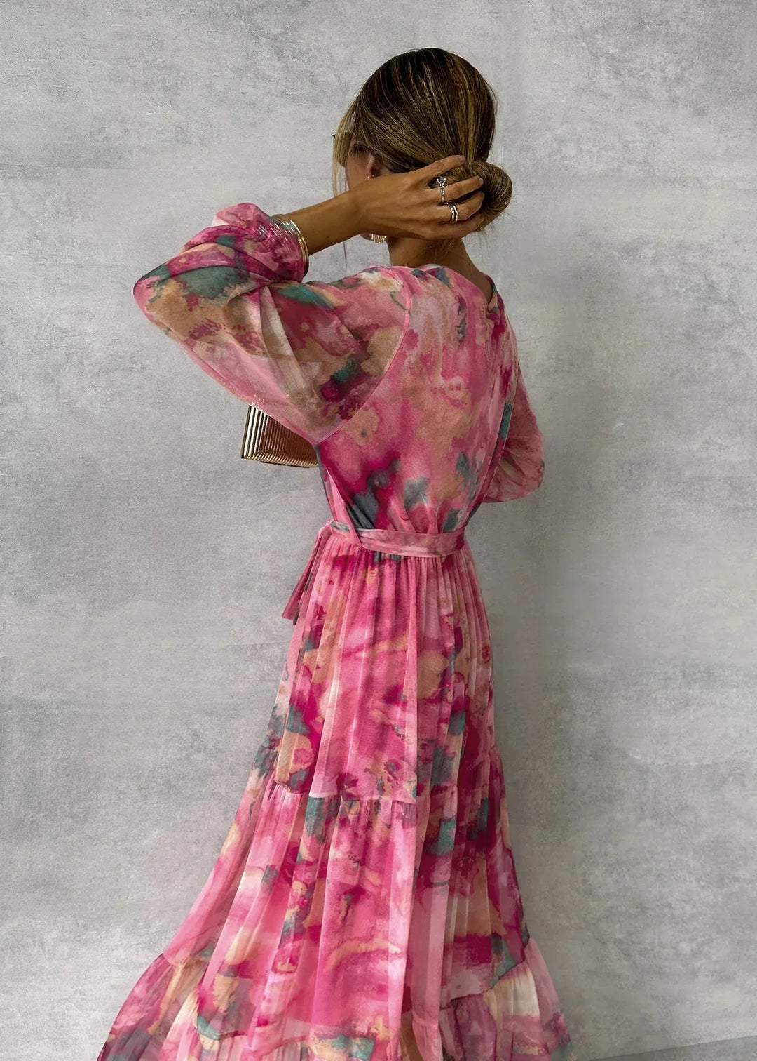 Summer | Wrap Dress with Floral Print