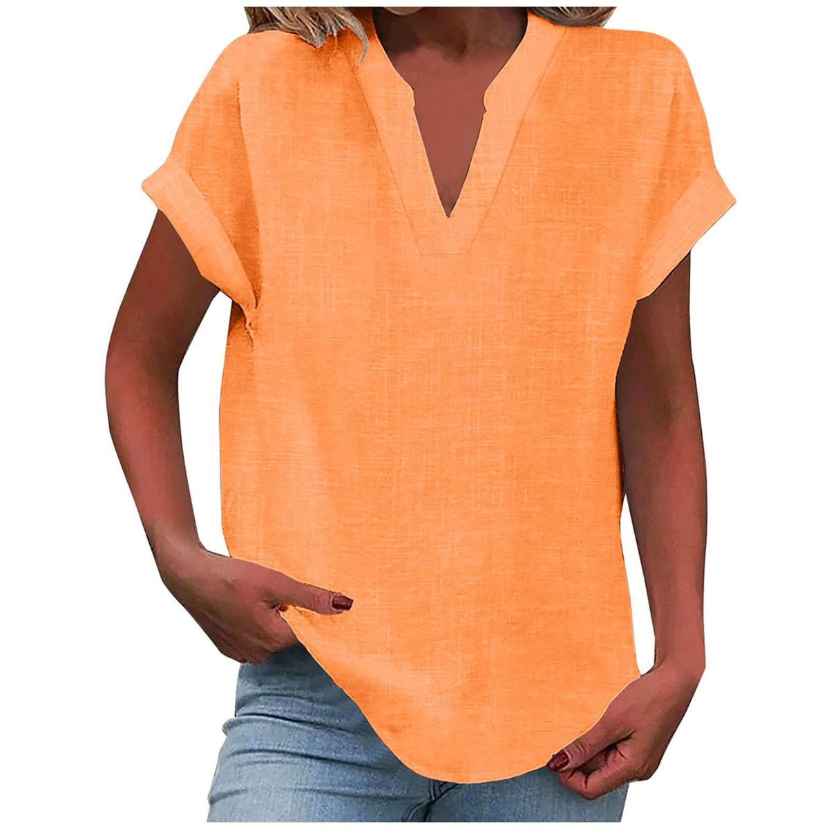 Lexi™ | Relaxed V-Neck Blouse