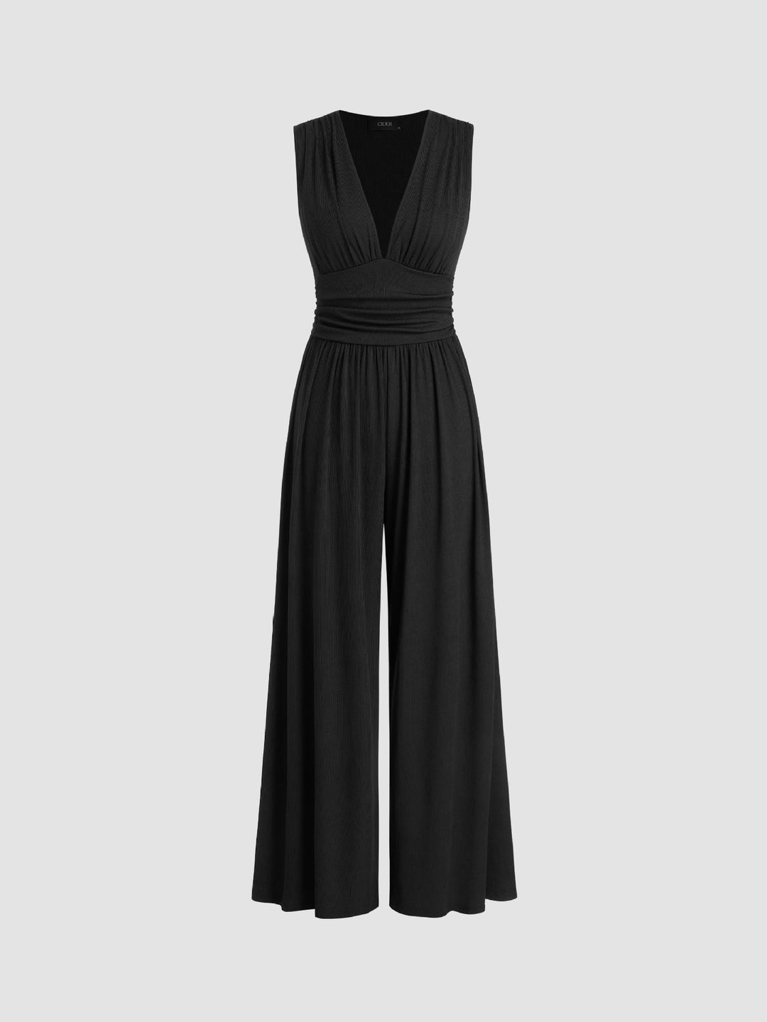 Charity – Elegant Sleeveless Wide-Leg Jumpsuit