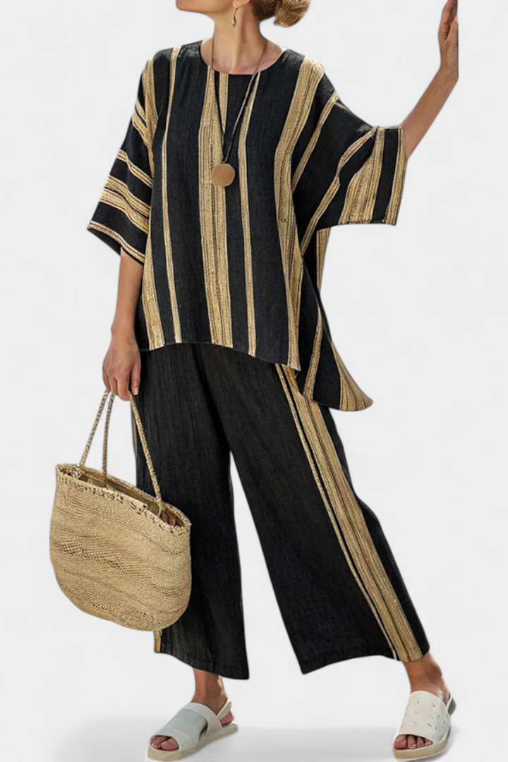 Tamara - Oversized Relaxed Linen Trouser Set