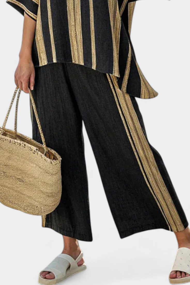 Tamara - Oversized Relaxed Linen Trouser Set