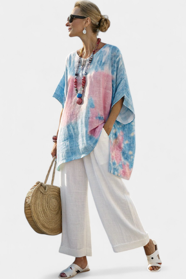 Valentina - Linen Bamboo Trouser Set