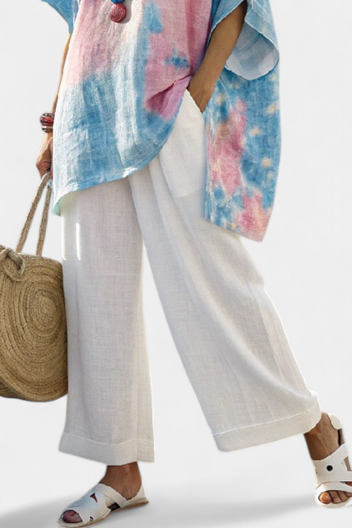 Valentina - Linen Bamboo Trouser Set