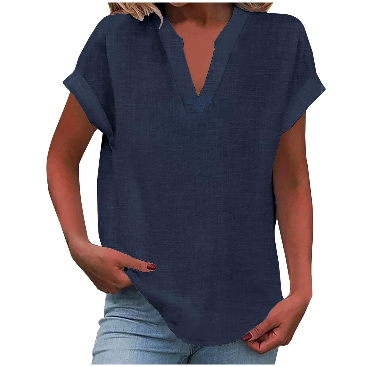 Lexi™ | Relaxed V-Neck Blouse