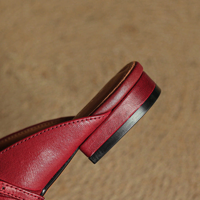 Miral Genuine Leather Mules