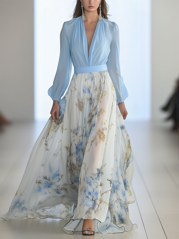 Audrey | Beautiful Maxi Dress with Floral Print
