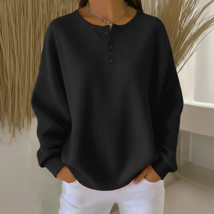 Alexa | Cozy Waffle Sweater