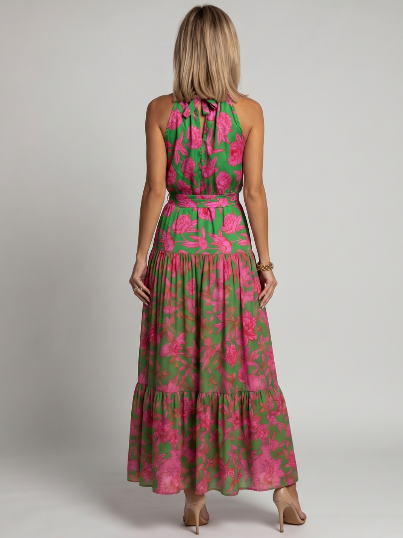Rowen™ Draped Halter Midi Dress